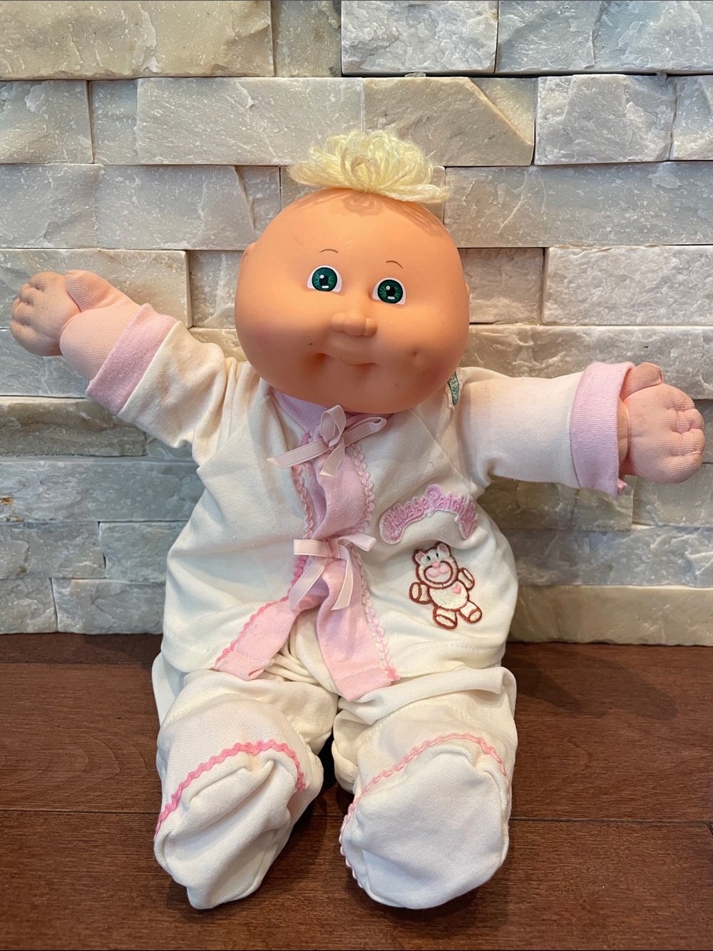 1980’s Premie Cabbage Patch Doll White and Pink - Classic Kids Toy